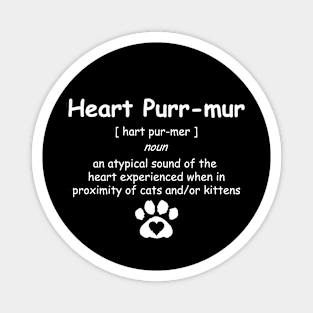 Heart Purr-mur Magnet